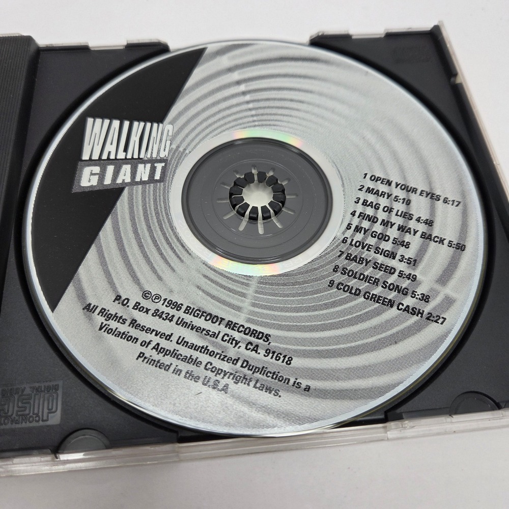 Walking Giant CD Open Your Eyes 1996 Bigfoot Records Alternative Rock Vintage - Picture 4 of 5
